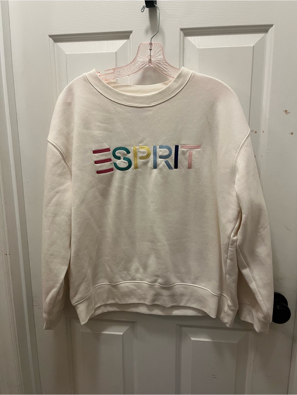 LIKE NEW Esprit Cream Sweatshirt - Sz Medium